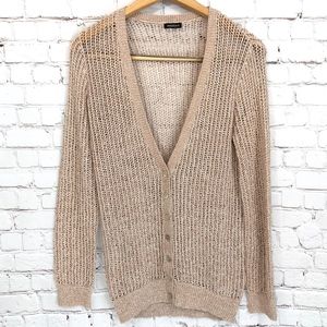 Motivi Italian Champagne Knit Cardigan